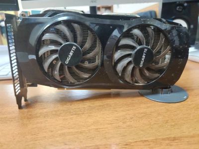 Лот: 20936898. Фото: 1. Видеокарта Gigabyte GTX 460 1GB... Видеокарты