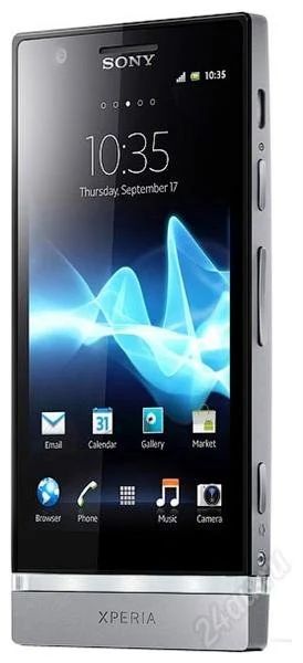 Лот: 2495844. Фото: 1. Sony Xperia P черный с коробкой. Смартфоны