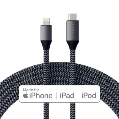 Лот: 21438982. Фото: 1. Кабель Satechi USB-C to Lightning... Шлейфы, кабели, переходники