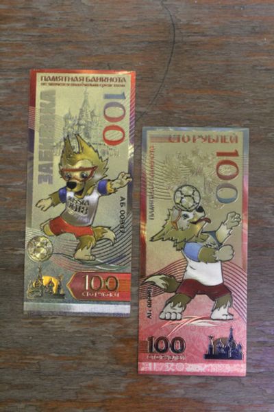 Лот: 21086760. Фото: 1. 100 рублей 2018 года. Чемпионат... Россия, СССР, страны СНГ