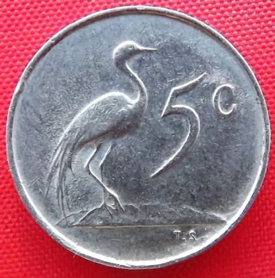 Лот: 3864870. Фото: 1. (№3314) 5 центов 1965 (ЮАР) Suid-Afrika. Африка