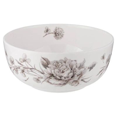 Лот: 25301625. Фото: 1. Тарелка суповая Lefard White Flower. Тарелки, блюда, салатники