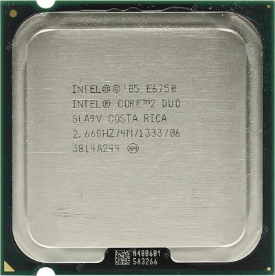 Лот: 13214601. Фото: 1. Intel Core 2 Duo E6750 Conroe... Процессоры