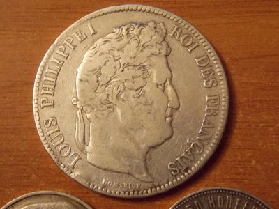 Лот: 10393754. Фото: 1. 5 франков 1834 год серебро. Европа