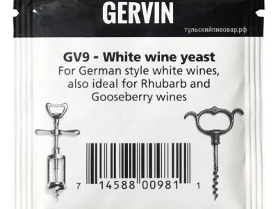 Лот: 20988526. Фото: 1. Винные дрожжи Gervin "White Wine... Ингредиенты для приготовления напитков