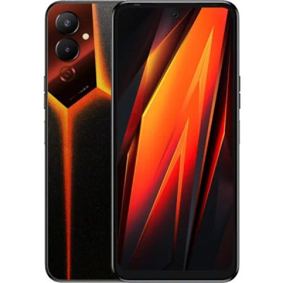 Лот: 22219278. Фото: 1. Смартфон TECNO Pova 4 128GB Оранжевый. Смартфоны