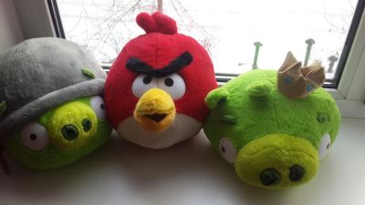 Лот: 4992969. Фото: 1. Игрушки Angry Birds. Мягкие