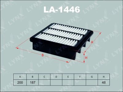 Лот: 13357063. Фото: 1. Lynx LA-1446 Воздушный фильтр. Расходные материалы