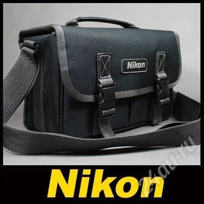 Лот: 655832. Фото: 1. Продам фотосумку Nikon (чёрная... Чехлы, сумки, ремешки