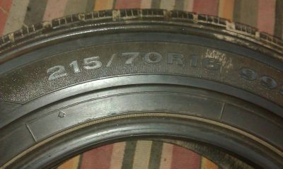 Лот: 4989395. Фото: 1. резина всесезонная 215.70.16 ДВЕ... Шины