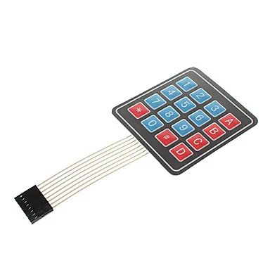 Лот: 7374714. Фото: 1. Мембранная клавиатура 4х4 Arduino. Микроконтроллеры