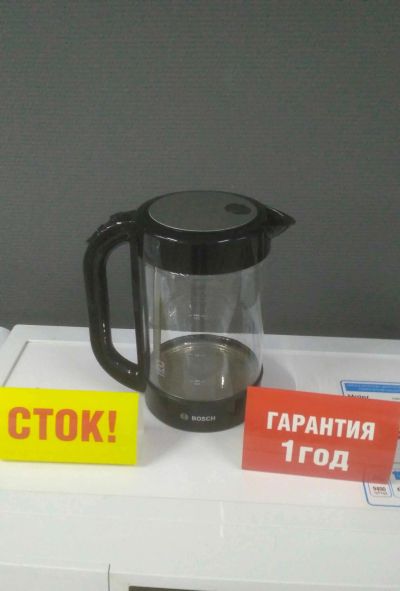 Лот: 13590415. Фото: 1. Чайник bosch twk 70 a 03(6362900... Чайники, кофемашины, кулеры