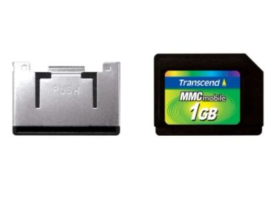 Лот: 3503565. Фото: 1. MMC 1 GB Карта памяти Transcend. Карты памяти