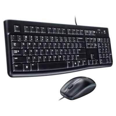 Лот: 3648978. Фото: 1. Logitech Desktop MK120 Black USB. Клавиатуры и мыши