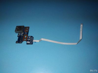 Лот: 16512102. Фото: 1. Б/У плата с разъемом USB шлейфе... Печатные платы