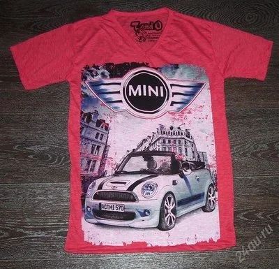 Лот: 1586076. Фото: 1. Футболка Mini Cooper. Смотрите... Разное