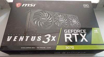 Лот: 25643683. Фото: 1. Видеокарта MSI GeForce RTX 3070... Видеокарты