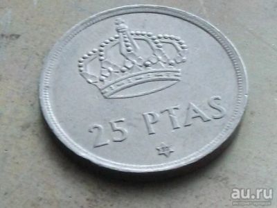 Лот: 15308934. Фото: 1. Монета 25 песет Испания 1975... Европа