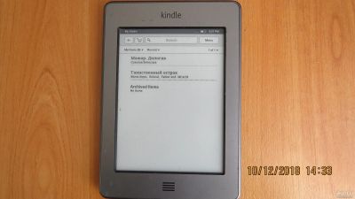 Лот: 12779933. Фото: 1. Amazon Kindle 4 Touch. Электронные книги