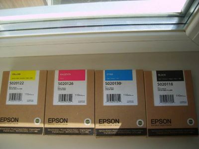 Лот: 4428563. Фото: 1. 4 картриджа Epson (цена за все... Картриджи, расходные материалы