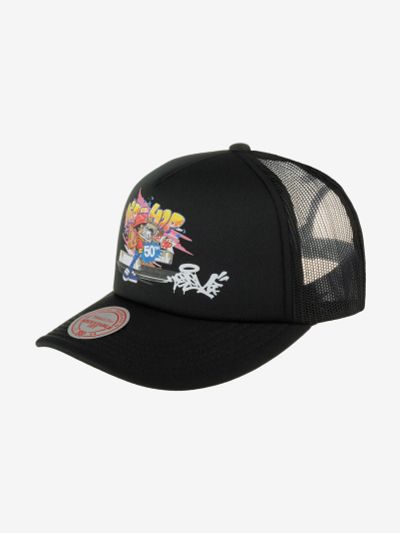 Лот: 23574552. Фото: 1. Бейсболка MITCHELL NESS HHSS7574-CLBYYPPPBLCK... Другое (спортивная одежда)