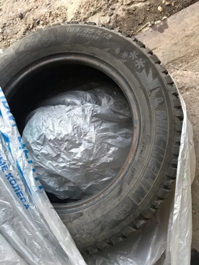 Лот: 16644508. Фото: 1. Зимняя резина Michelin. Шины