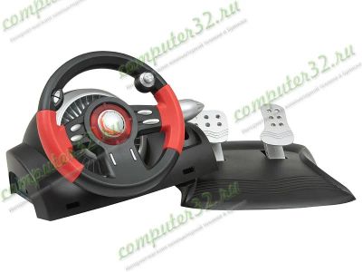 Лот: 4841488. Фото: 1. Руль Genius SpeedWheel 3 MT USB... Рули, джойстики