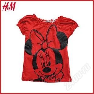 Лот: 1589694. Фото: 1. только новое: футболка h&m красная... Футболки, поло, топы, лонгсливы