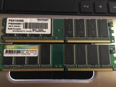 Лот: 11943144. Фото: 1. DDR1 1GB (2 шт). Оперативная память