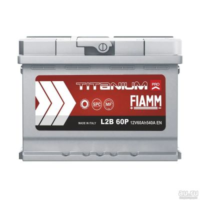 Лот: 16989476. Фото: 1. Fiamm TITAnIUM PRO 60.0 L2 обр... Аккумуляторы