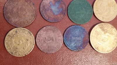 Лот: 13001028. Фото: 1. 8 монет старой германии, веймерская... Европа
