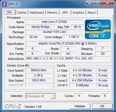 Лот: 3349331. Фото: 1. Intel® Core™ i7-2700K Processor... Процессоры