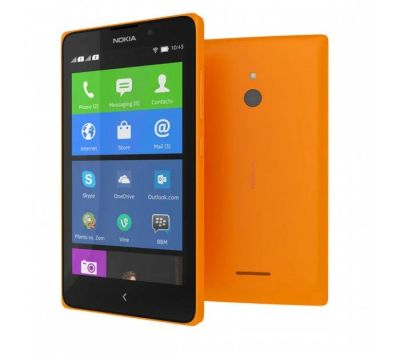 Лот: 12328663. Фото: 1. Nokia XL оранжевый dual sim. Смартфоны