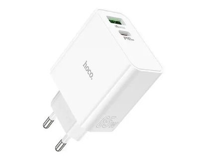 Лот: 20884741. Фото: 1. СЗУ-1USB + 1USB-C Hoco C113A... Зарядные устройства, блоки питания, адаптеры сетевые для смартфонов