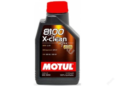 Лот: 2968519. Фото: 1. Motul 8100 X-CLEAN 5W-30 - C3. Масла, жидкости