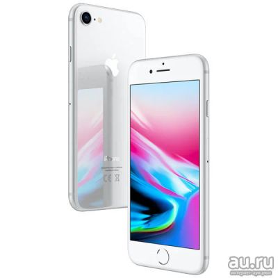 Лот: 12778574. Фото: 1. смартфон iPhone 8 64Gb Silver... Смартфоны