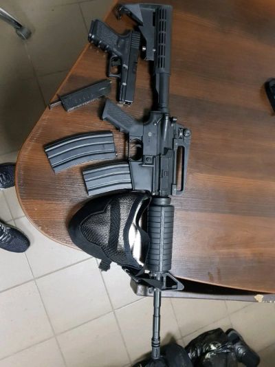 Лот: 12426902. Фото: 1. Страйкбол автомат M4A1 и пистолет. Пейнтбол, страйкбол