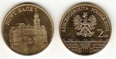 Лот: 2127348. Фото: 1. 2 злотых 2006 год. Исторические... Европа