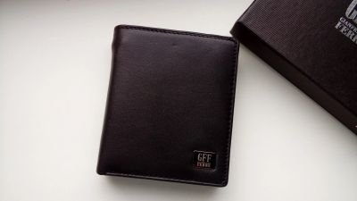 Лот: 15647914. Фото: 1. Мужской кожаный бумажник Gianfranco... Бумажники, кошельки, портмоне