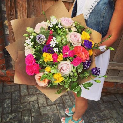 Лот: 7270099. Фото: 1. Сборный букет. Цветы на Щорса... Свежие цветы