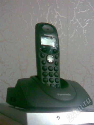 Лот: 611243. Фото: 1. домашняя трубка с базой.Panasonic... DECT и радиотелефоны