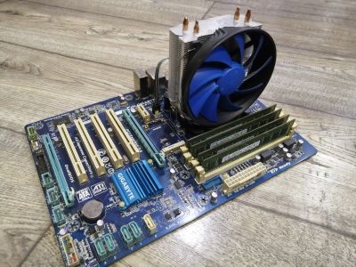 Лот: 18338812. Фото: 1. Проц Xeon E3 1270 v2 + мат плата... Комплекты запчастей