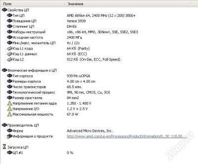 Лот: 1311034. Фото: 1. AMD Athlon 3800+ Socket 939. Процессоры