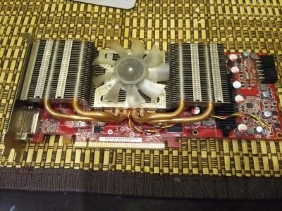 Лот: 7767354. Фото: 1. 1Gb Холодная ASUS HD 4870 ! 1024Mb... Видеокарты