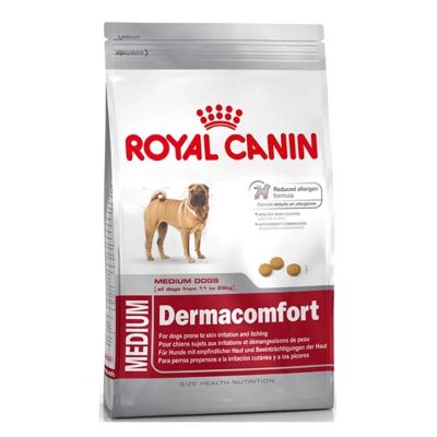 Лот: 6801762. Фото: 1. Royal Canin Медиум Дерма Комфорт... Корма