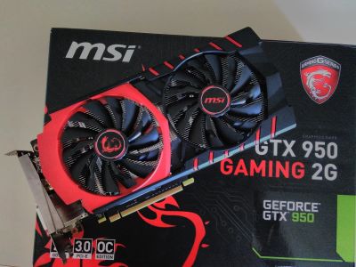 Лот: 11792744. Фото: 1. Видеокарта MSI GeForce gtx 950... Видеокарты