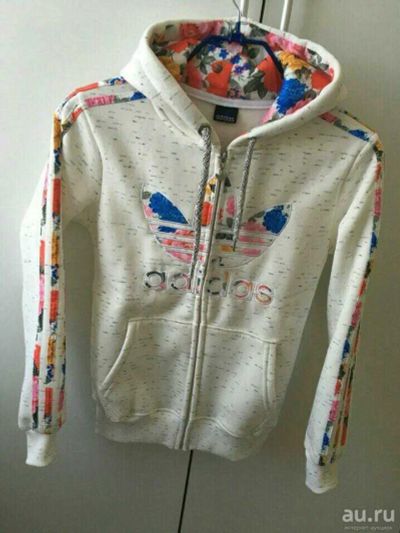 Лот: 18173241. Фото: 1. Кофта на замке женская Adidas. Свитеры, толстовки, худи