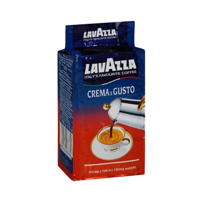 Лот: 11907758. Фото: 1. Молотый кофе Lavazza Crema e Gusto... Чай, кофе, какао