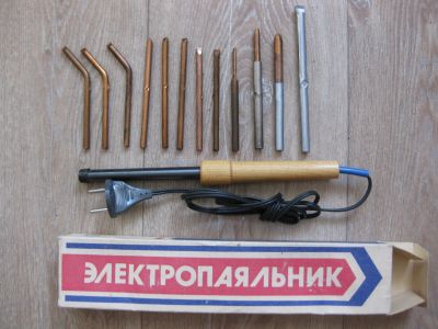 Лот: 14313626. Фото: 1. Электропаяльник ЭПСН-40/220V.Плюс... Радиолюбительский инструмент