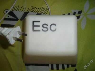 Лот: 1660528. Фото: 1. Лампа-кнопка "Esc". Другое (предметы интерьера)